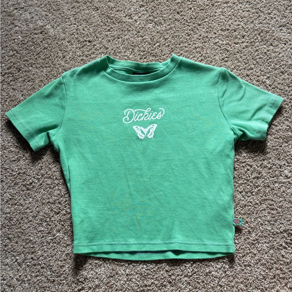 Dickies Women’s crop top Tee in Vibrant Green